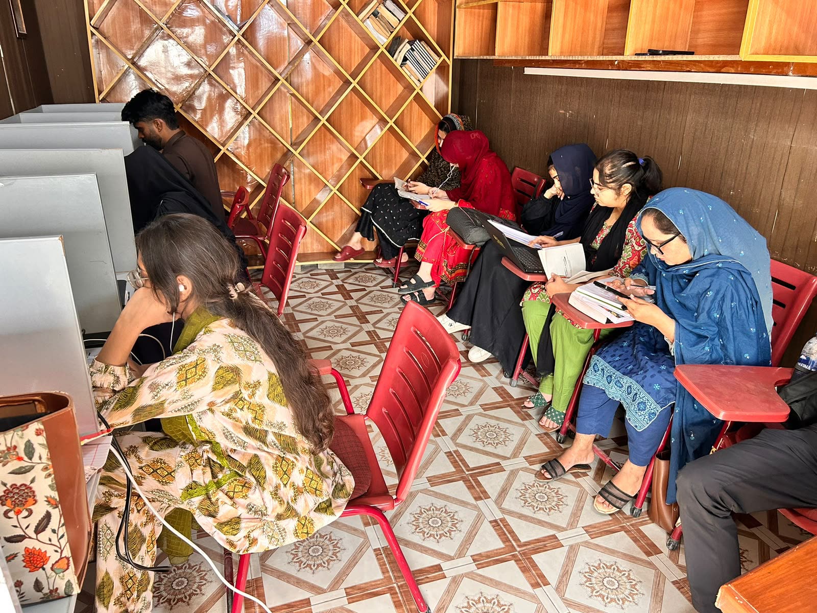 Students at their desks