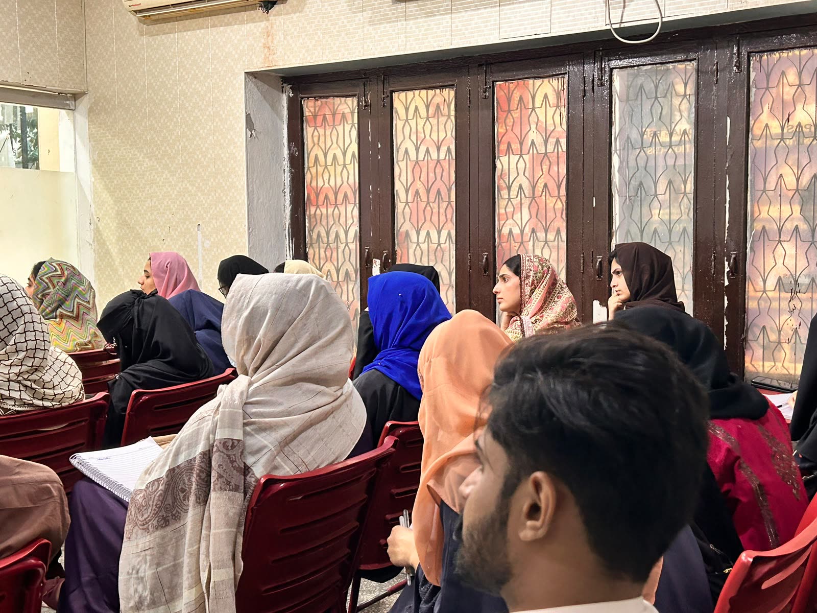 The classroom from the back